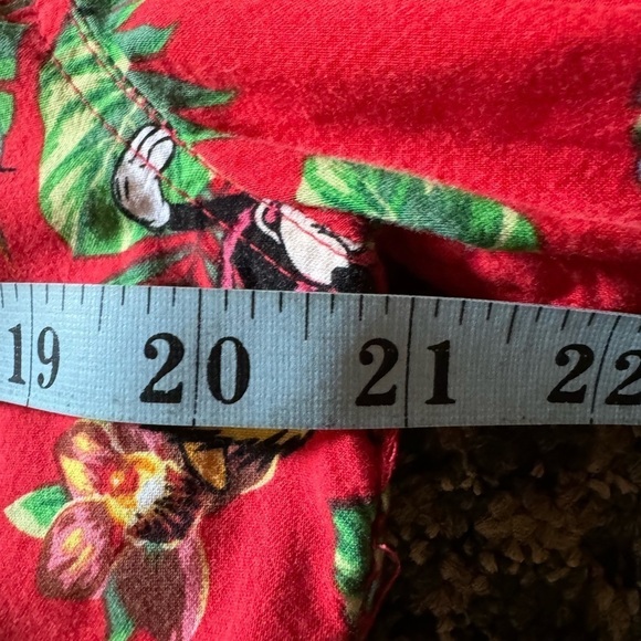 Disney Mickey & Minnie Hawaiian Button Down Top Size Medium - Picture 5 of 7